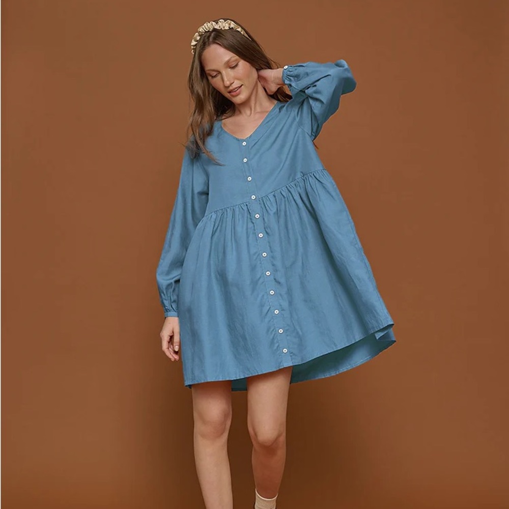 Remi Mini Dress Chambray